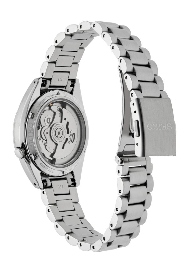 Seiko 5 Sports SNXS Automatic Blue Dial Silver Steel Strap Watch for Men - SRPK87K1