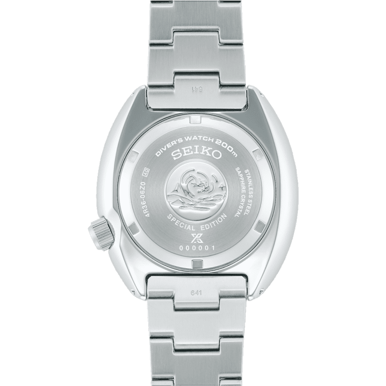 Seiko Prospex US Special Edition King Turtle Automatic Brown Dial Silver Steel Strap Watch for Men - SRPH55