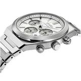 Seiko Conceptual Chronograph White Dial Silver Steel Strap Watch for Men - SSB451P1