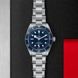 Tudor Black Bay Blue Dial Silver Steel Strap Watch for Men - 79030B-0001