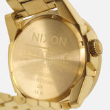 Nixon 51-30 Chronograph Gold Dial Gold Steel Strap Watch for Men - A083-502
