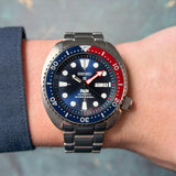 Seiko Prospex Sea Padi Blue Dial Silver Steel Strap Watch for Men - SRPE99K1