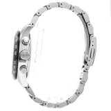 Seiko Prospex Speedtimer Solar Chronograph Black Dial Silver Steel Strap Watch for Men - SSC819