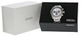 Seiko Prospex Speedtimer Solar Chronograph Silver Dial Silver Steel Strap Watch for Men - SSC911