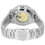 Citizen Mechanical Automatic Turquoise Dial Silver Steel Strap Watch for Men - NJ0170-83X