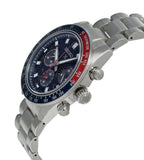 Seiko Prospex Speedtimer Solar Chronograph Blue Dial Silver Steel Strap Watch for Men - SSC913