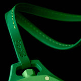 Swatch Royal Pop Green Dial Green Leather Strap Watch for Men - Green Eight