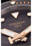 Tissot Seastar 2000 Professional Powermatic 80 Black Dial Black Rubber Strap Watch for Men - T120.607.17.441.01
