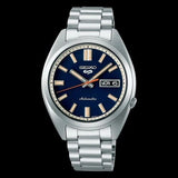 Seiko 5 Sports SNXS Automatic Blue Dial Silver Steel Strap Watch for Men - SRPK87K1