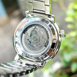 Seiko 5 Sports Automatic Blue Dial Silver Steel Strap Watch for Men - SRPC63J1