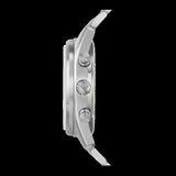 Emporio Armani Racer Chronograph Silver Dial Silver Steel Strap Watch for Men - AR11636