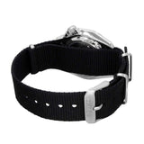 Seiko 5 Sports Automatic Black Dial Black Nylon Strap Watch for Men - SRPE67K1
