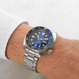 Seiko Prospex Deep Blue Batman Turtle Diver's Automatic Blue Dial Silver Steel Strap Watch for Men - SRPC25J1