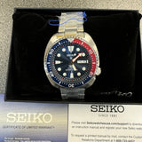 Seiko Prospex PADI Special Edition Automatic Blue Dial Silver Steel Strap Watch for Men - SRPE99