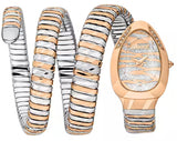 Just Cavalli Taglio Silver Dial Two Tone Steel Strap Watch for Women - JC1L226M0065