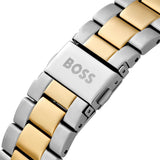 Hugo Boss Admiral Chronograph Blue Dial Two Tone Steel Strap Watch for Men - 1514257