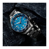 Seiko Prospex Glacier Save The Ocean Special Edition Automatic Blue Dial Silver Steel Strap Watch for Men - SPB299J1
