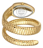 Just Cavalli Glam Evo 8 Green Dial Gold Steel Strap Watch for Women - JC1L225M0045