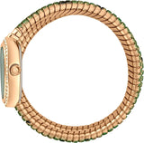 Just Cavalli Glam Snake Green Dial Multicolor Steel Strap Watch for Women - JC1L163M0265