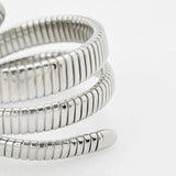 Just Cavalli Glam Evo 5 Silver Dial Silver Steel Strap Watch for Women - JC1L228M0015