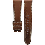 Burberry Utilitarian Chronograph White Dial Brown Leather Strap Watch for Men - BU7817