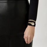 Just Cavalli Novara Mother of Pearl Dial Two Tone Steel Strap Watch for Women - JC1L264M0055