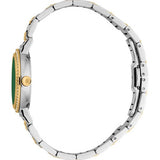 Just Cavalli Donna Glam Green Dial Two Tone Steel Strap Watch for Women - RC5L098M0065