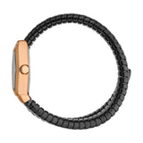 Just Cavalli Splora Black Dial Black Steel Strap Watch for Women - JC1L394M0075