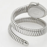 Just Cavalli Lady Snake Blue Dial Silver Steel Strap Watch for Women - JC1L249M0015