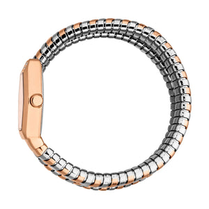 Just Cavalli Romina Rose Gold Dial Two Tone Steel Strap Watch for Women - JC1L395M0065