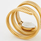 Just Cavalli Glam Evo 5 Red Dial Gold Steel Strap Watch for Women - JC1L228M0045