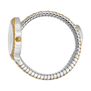 Just Cavalli Specchio Silver Dial Two Tone Steel Strap Watch for Women - JC1L322M0055