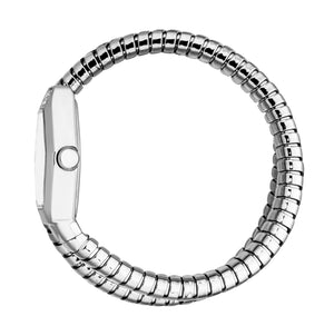 Just Cavalli Splora Silver Dial Silver Steel Strap Watch for Women - JC1L394M0015