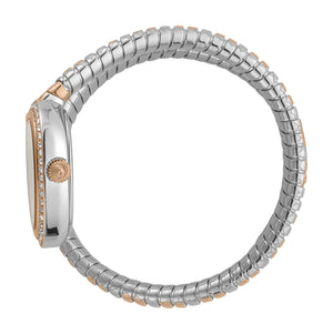 Just Cavalli Solo Mother of Pearl Dial Two Tone Steel Strap Watch for Women - JC1L167M0065