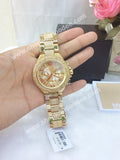 Michael Kors Camille Gold Dial Gold Steel Strap Watch for Women - MK5902