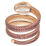 Just Cavalli Glam Snake White Dial Multicolor Steel Strap Watch for Women - JC1L163M0275