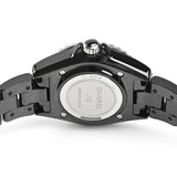 Chanel J12 Quartz Diamonds Black Dial Black Steel Strap Watch for Women - J12 H5701