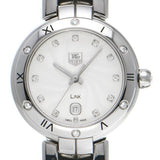 Tag Heuer Link Diamonds Silver Dial Silver Steel Strap Watch for Women - WAT1413.BA0954