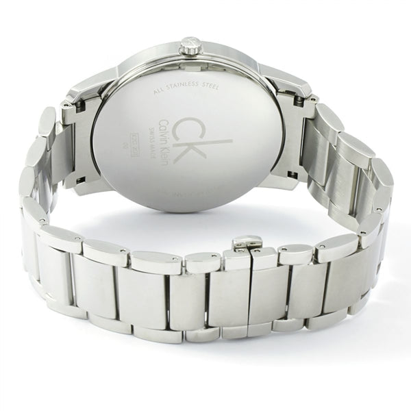 Calvin Klein City Blue Dial Silver Steel Strap Watch for Men - K2G2G14N