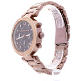 Michael Kors Parker Analog Quartz Brown Dial Brown Steel Strap Watch For Women - MK6378