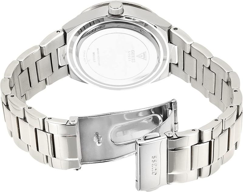 Guess Viva Quartz Silver Dial Silver Steel Strap Watch For Women - W0111l1