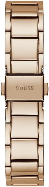 Guess Solstice Diamonds Rose Gold Dial Rose Gold Steel Strap Watch for Women - GW0403L3