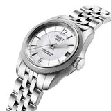 Tissot Ballade Powermatic 80 Automatic Mother of Pearl Dial Silver Steel Strap Watch For Women - T108.208.11.117.00