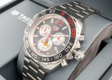 Tag Heuer Formula 1 Indy 500 Special Edition Black Dial Silver Steel Strap Watch for Men - CAZ101V.BA0842