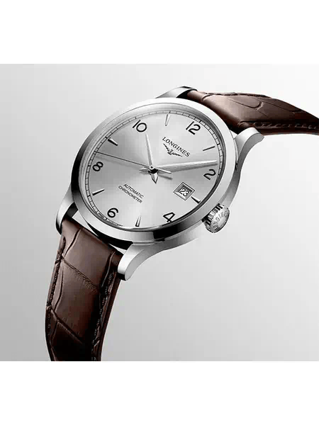 Longines Record Automatic Stainless Steel 40mm Watch for Men - L2.821.4.76.2