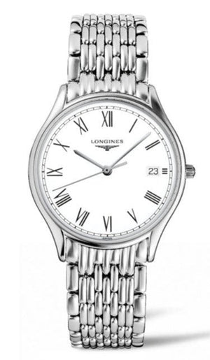 Longines Lyre White Dial Silver Stainless Steel Watch for Women - L4.259.4.11.6