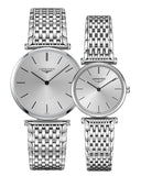 Longines La Grande Classique De Longines Silver Dial Silver Mesh Bracelet Watch for Women - L4.209.4.72.6