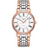 Longines Presence 38.5mm Automatic White Dial Two Tone Steel Strap Watch for Men - L4.921.1.11.7