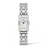 Longines Dolcevita Diamonds Mother of Pearl Dial Silver Steel Strap Watch for Women - L5.258.4.87.6