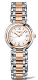 Longines PrimaLuna Quartz White Dial Two Tone Steel Strap Watch for Women - L8.110.5.16.6